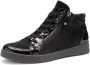 Ara 1224499 Hoge sneakersVeterbootsDames veterschoenenDames sneakersHalf-hoge schoenen Zwart - Thumbnail 3