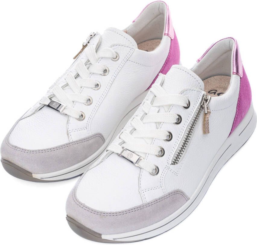 Ara Sneakers met sleehak OSAKA vrijetijdsschoen veterschoen comfortabele schoen in breedte h (= zeer breed)