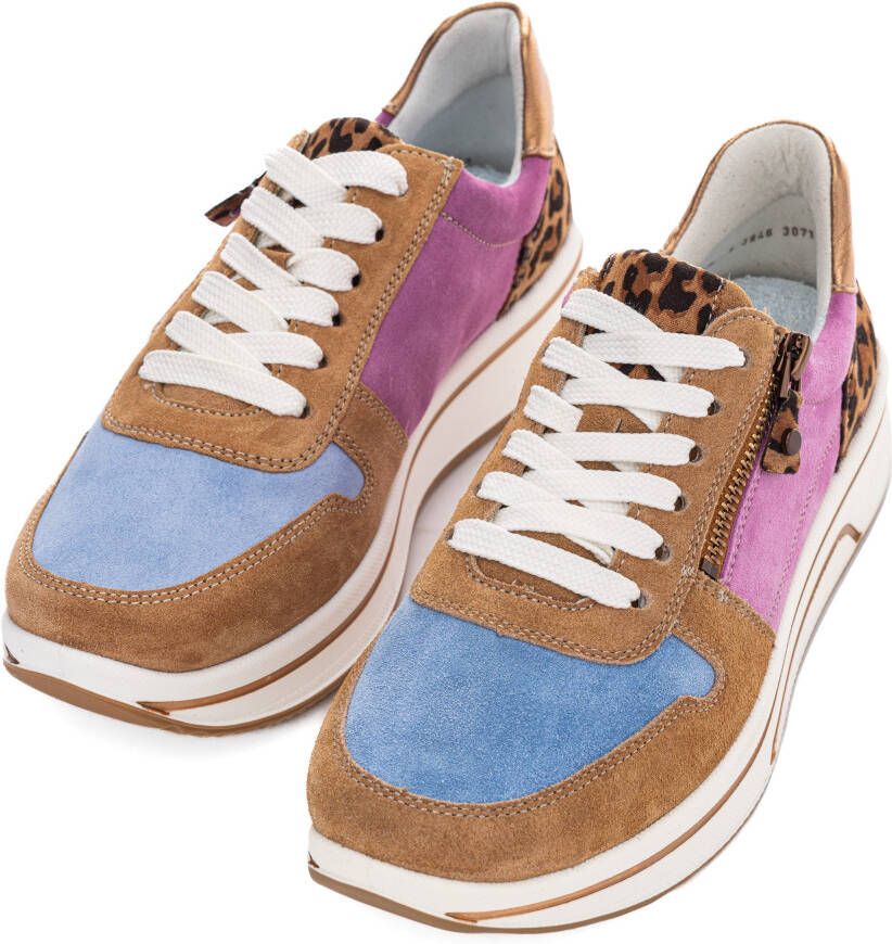 Ara Sneakers met sleehak Sapporo wig sneaker veterschoen in comfortwijdte h (= zeer breed)