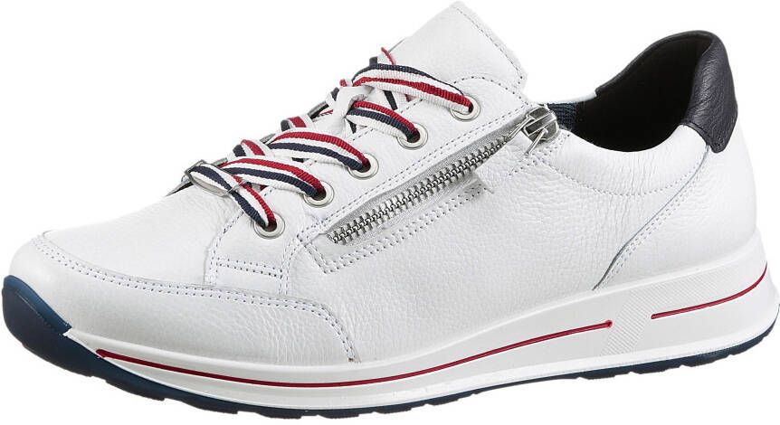 Ara Sneakers OSAKA met rits h-breedte vrijetijdsschoen lage schoen veterschoen