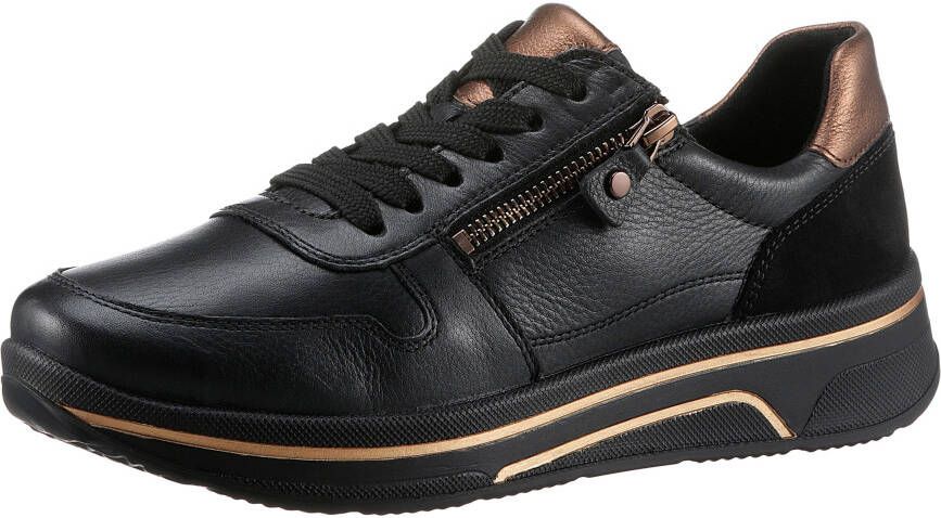 Ara Sneakers Sapporo vrijetijdsschoen lage schoen veterschoen in comfortwijdte h = zeer breed