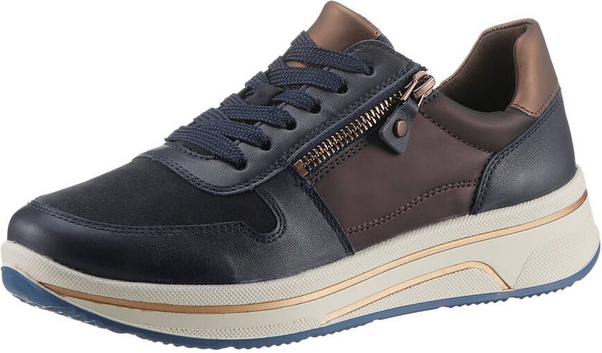 Ara Sneakers Sapporo vrijetijdsschoen lage schoen veterschoen in comfortwijdte h = zeer breed