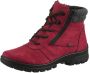 Ara 1249309~~~~~~~~~~~~~~~~~~~~~~~ Hoge sneakersVeterlaarzenDames veterschoenenDames sneakersHalf-hoge schoenen Rood - Thumbnail 3
