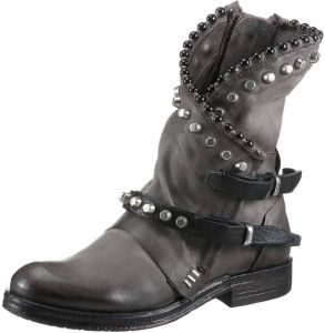 A.S.98 Bikerboots VERTI met sierkraaltjes gegarneerd