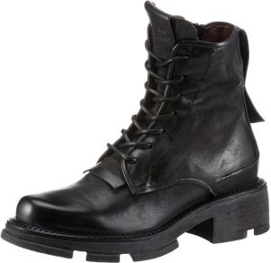 A.S.98 Hoge veterschoenen LANE met band bij de hiel