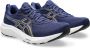 ASICS Gel-Contend 9 hardloopschoenen donkerblauw wit geel - Thumbnail 3