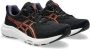 ASICS Contend 9 hardloopchoenen zwart koraalrood - Thumbnail 2