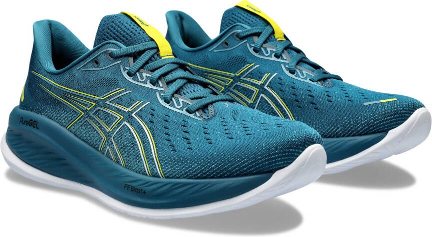 ASICS Gel-Cumul Hardloopschoen Blauw Geel Heren - Foto 3