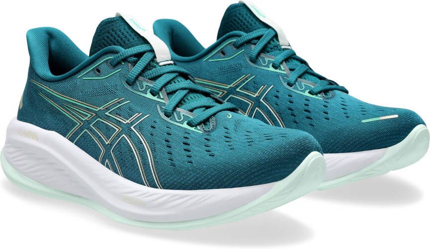 ASICS gel-cumul Hardloopschoenen dames neutraal Groen - Foto 3