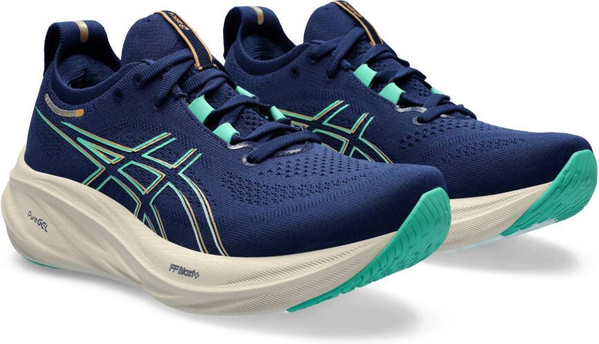 ASICS Women's Gel-Nimbus 26 Hardloopschoenen blauw - Foto 3