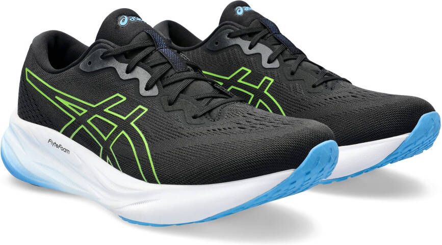 ASICS GEL PULSE 15 hardloopschoenen zwart groen blauw - Foto 4