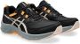 ASICS Gel-Venture hardloopschoenen zwart lichtroze oranje - Thumbnail 2