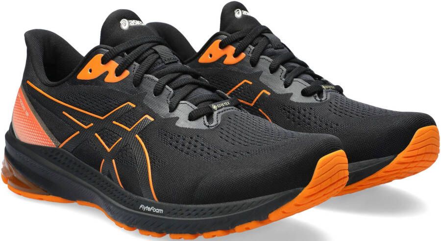 ASICS GT-1000 12 GTX Heren Hardloopschoen Sneaker -Zwart Oranje - Foto 3
