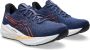 ASICS Versablast 4 hardloopschoenen donkerblauw koraalrood - Thumbnail 2