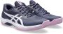 ASICS Game FF Clay OC tennisschoenen donkerblauw wit lila - Thumbnail 3