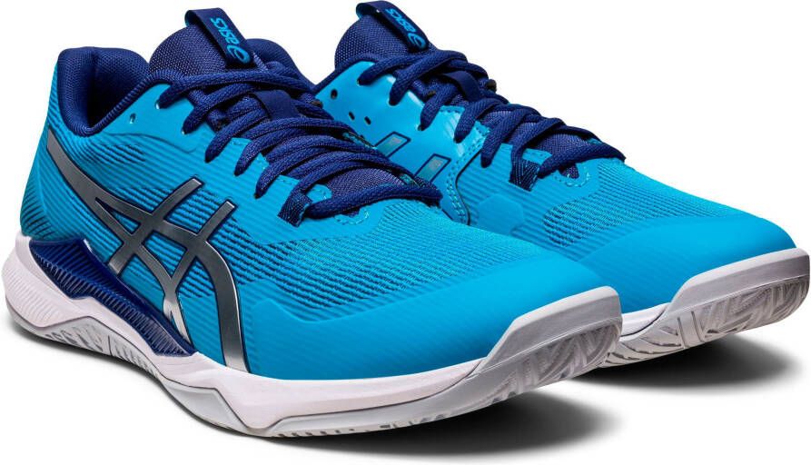ASICS Gel-Tactic Volleybalschoenen Island Blue Pure Silver Heren - Foto 4