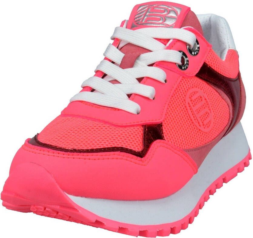 BAGATT Plateausneakers modieuze metallic-inzetten vrijetijdsschoen lage schoen veterschoen