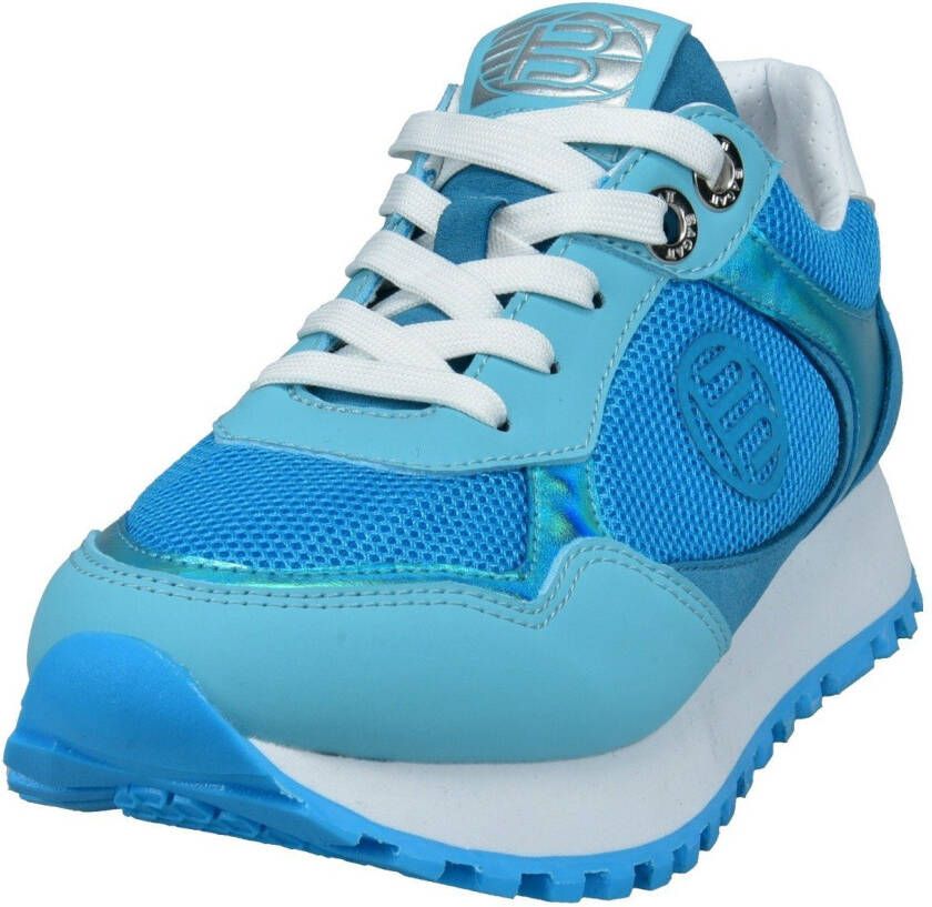 BAGATT Plateausneakers modieuze metallic-inzetten vrijetijdsschoen lage schoen veterschoen
