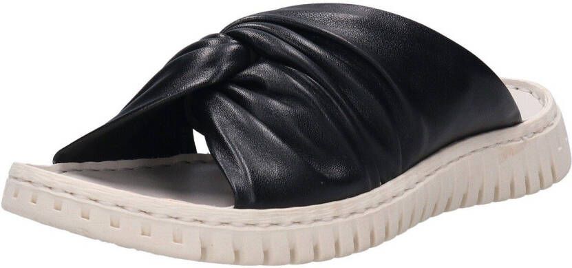 BAGATT Slippers met modieuze plooien smalle vorm