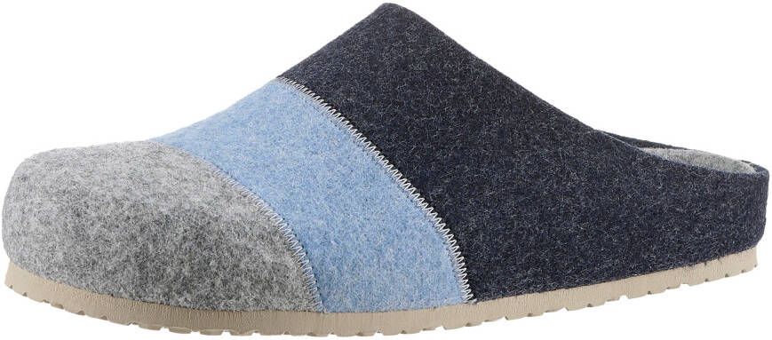 Aniston SHOES Clogs Panal pantoffel homeslipper in patchwork-uitstraling