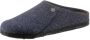 Birkenstock Pantoffels Heren Andermatt Wolvilt Sloffen Standaard Blauw Regular - Thumbnail 3