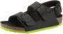 Birkenstock Milano Kids Sandalen Desert Soil Black Lime Narrow fit | Zwart | Imitatieleer - Thumbnail 2