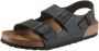 Birkenstock Zwarte Sandalen met Leren en Synthetische Voering Black Heren - Thumbnail 8