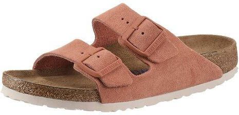 Birkenstock Slippers Arizona in smalle schoenwijdte leer