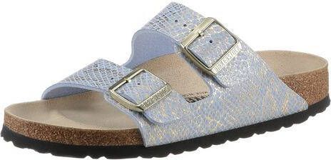 Birkenstock NU 21% KORTING Slippers Arizona shiny python in glanzende reptiel look