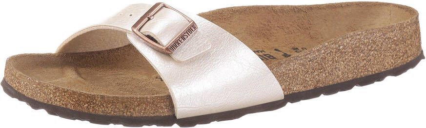 Birkenstock Slippers Madrid met gespsluiting schoenwijdte: smal