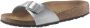 Birkenstock Zilveren Slide Sandalen Madrid Stijl Gray Dames - Thumbnail 8