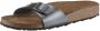 Birkenstock Madrid Dames Slippers Metallic Black Narrow fit | Zwart | Imitatieleer - Thumbnail 6