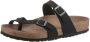 Birkenstock Damessandalen Mayari Vegan Birko-Flor Birkibuc Large Black Dames - Thumbnail 5