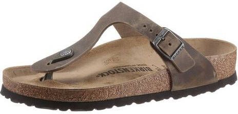 Birkenstock Teenslippers GIZEH van gevet leer