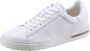Birkenstock Witte Leren Sneakers met Verwijderbaar Kurk-Latex Voetbed White - Thumbnail 4