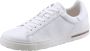 Birkenstock Witte Leren Sneakers met Verwijderbaar Kurk-Latex Voetbed White - Thumbnail 5