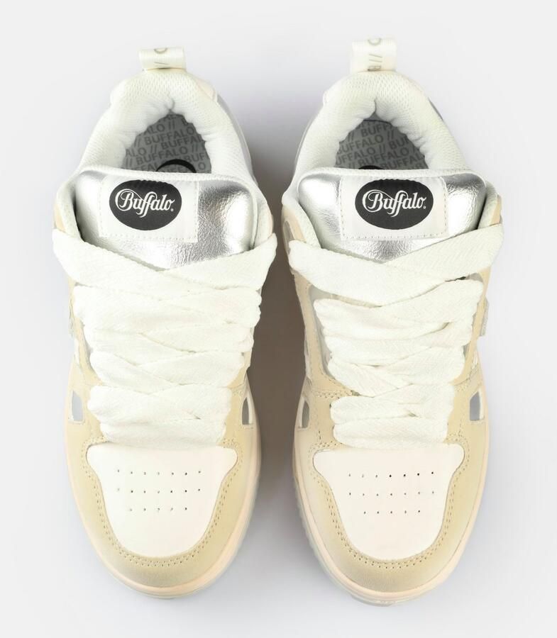 Buffalo Plateausneakers Azalia LO Basketsneaker lage schoen veterschoen met Memory Foam binnenzool