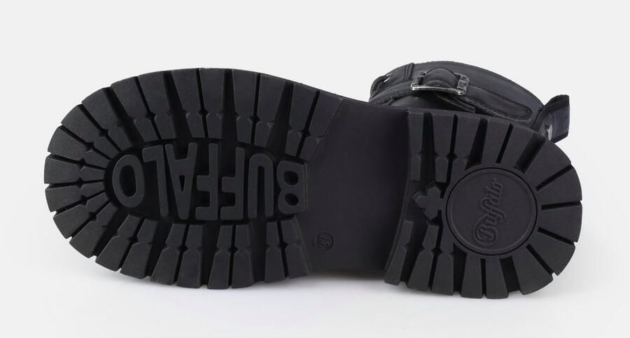 Buffalo Veterschoenen LENNOX LACE UP VEGAN Bikerboots festivalboots plateaulaarzen met ritssluiting - Foto 7