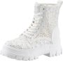Buffalo dames veterboot Aspha RLD Bloom wit - Thumbnail 2