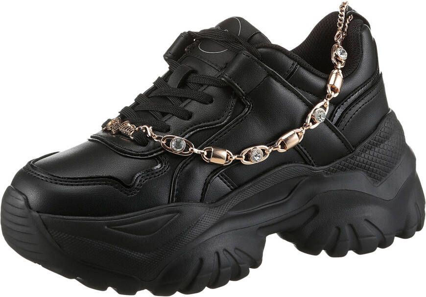 Buffalo Plateausneakers BLISS CHIN chunky sneaker vrijetijdsschoen met trendy decoratieve ketting
