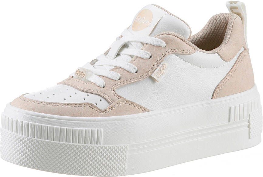 Buffalo Plateausneakers PAIRED COURT in basket-stijl vrijetijdsschoen halfschoen veterschoen
