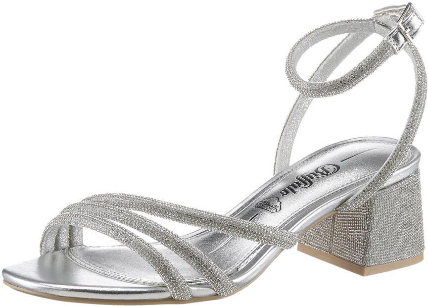 BUFFALO LONDON Sandalen met strass-steentjes model 'LILLY SPARK' - Foto 2
