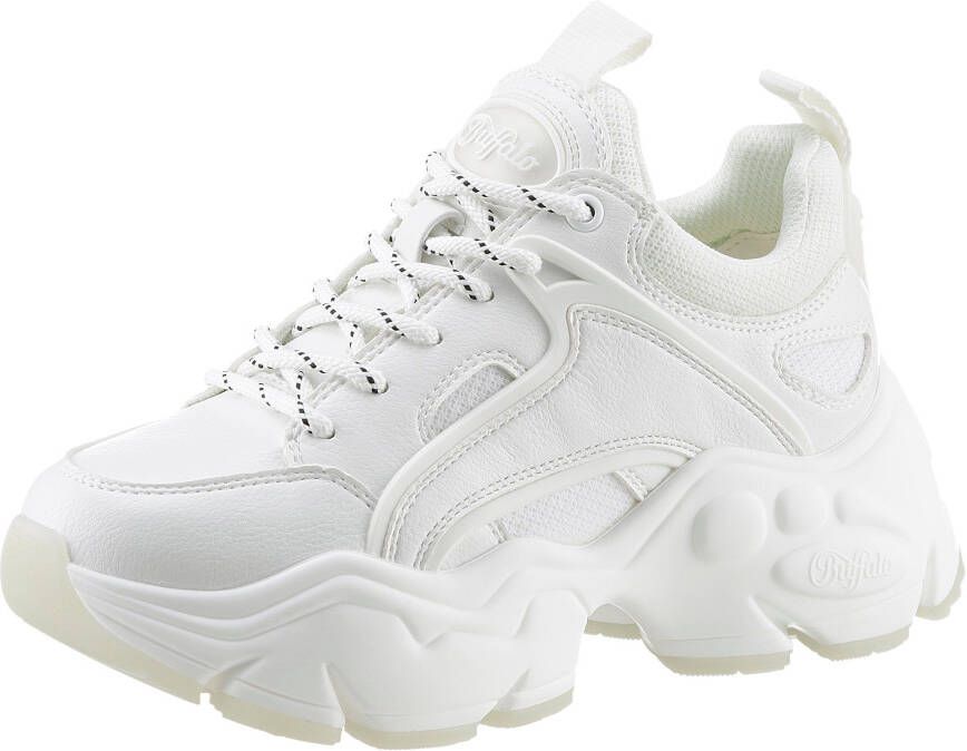 Buffalo Sneakers BINARY in monochrome uitstraling vrijetijdsschoen lage schoen veterschoen - Foto 6