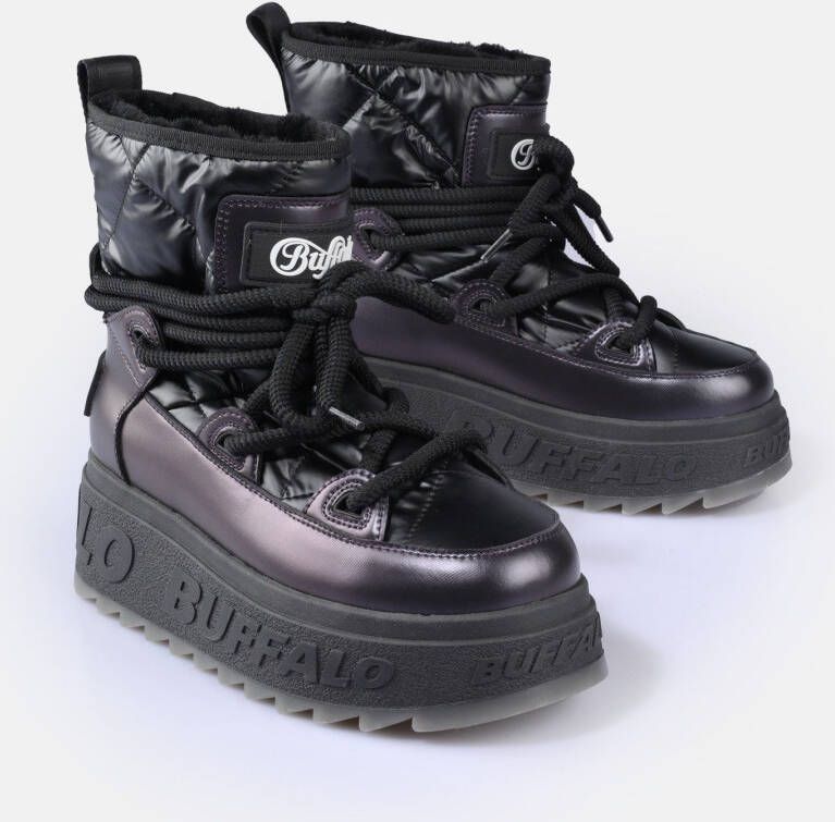 Buffalo Snowboots Eliza Winterboots veterboots instaplaarzen met warme voering - Foto 3