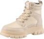 Buffalo Veterschoenen NOVA COM VEGAN enkellaars high top sneaker plateau hak met memory foam - Thumbnail 1