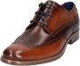 Bugatti Schoenen met perforatie businessmode lage schoen veterschoen in contrastlook - Thumbnail 3
