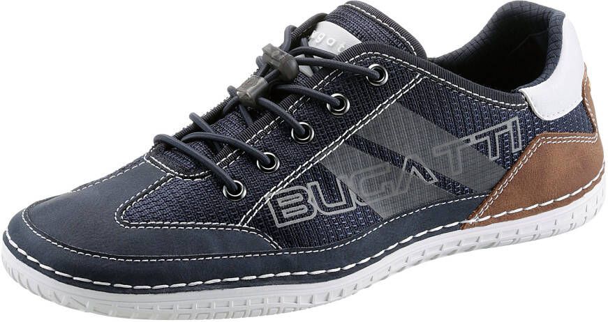 Bugatti Slip-on sneakers vrijetijdsschoen lage schoen instapper met contraststiksels en afwerkingen - Foto 2