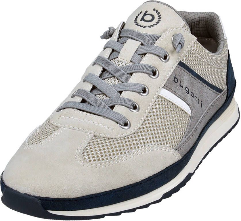 Bugatti Slip-on sneakers lage schoen vrijetijdsschoen slipper met elastische banden