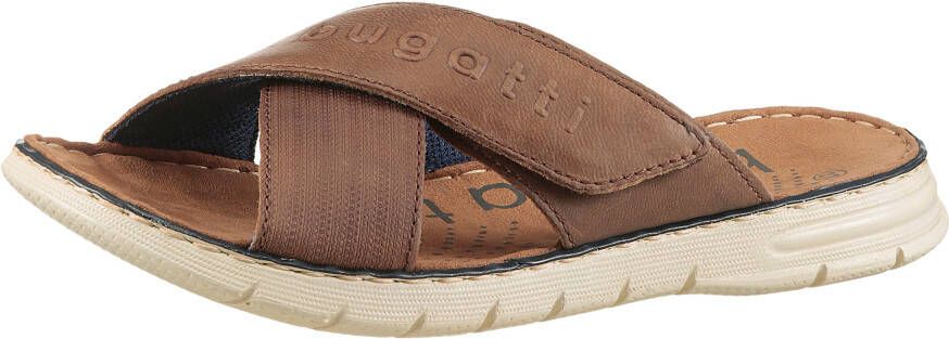 Bugatti Slippers met praktische klittenbandsluiting