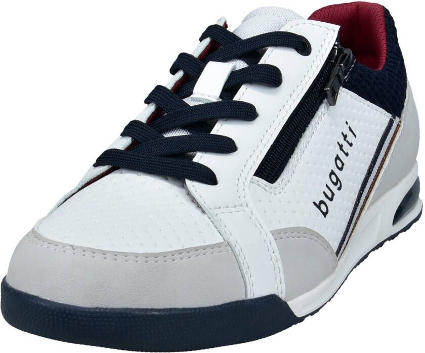 Bugatti Sneakers veterschoen lage schoen vrijetijdsschoen met contrastafwerkingen
